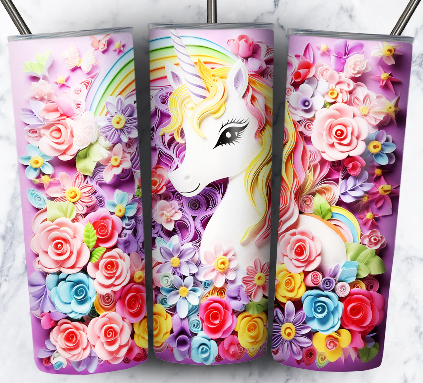 Unicorn Bundle Pack 20oz Sublimation Images