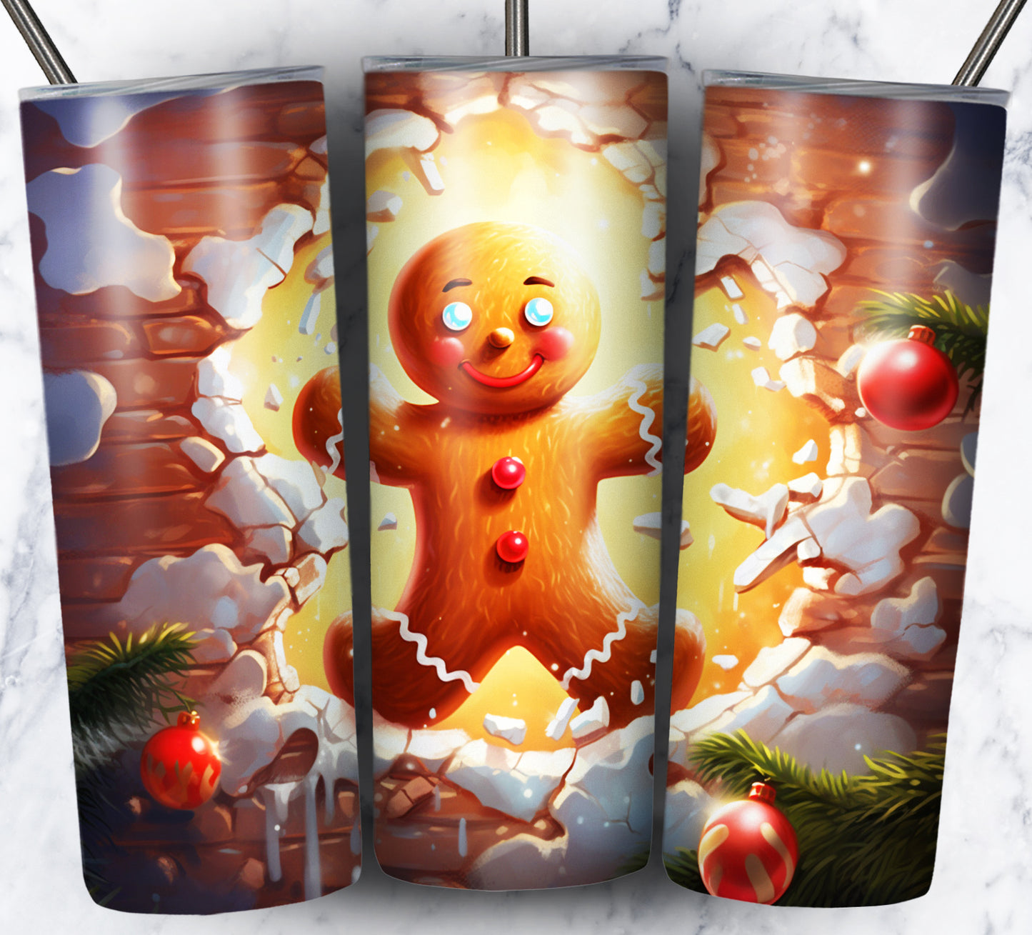 40+ 3D Christmas Sublimation 20oz Images Bundle