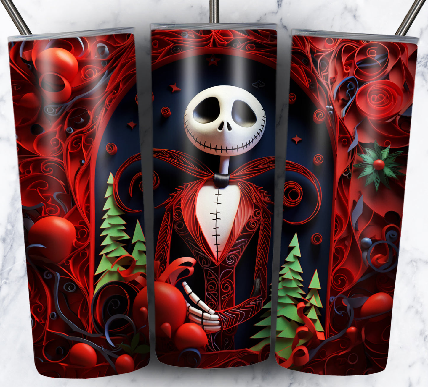 130+ Nightmare Christmas Sublimation 20oz Images Bundle