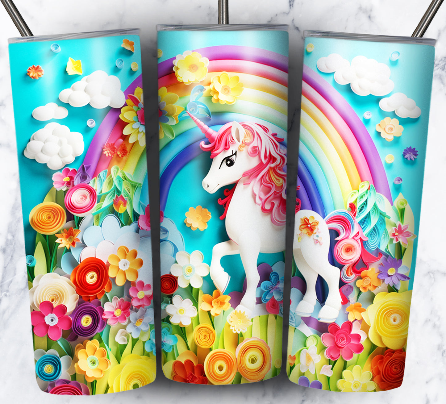 Unicorn Bundle Pack 20oz Sublimation Images