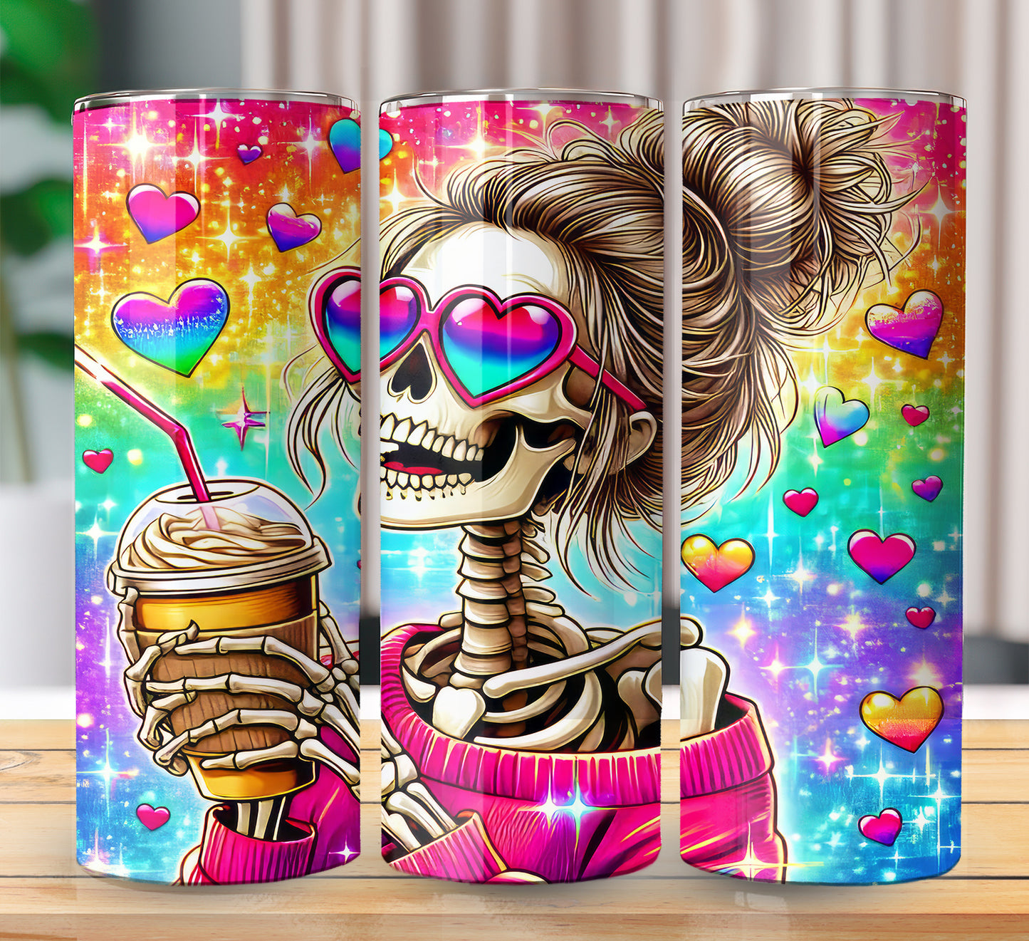 Womens Skulls Sublimation 20oz Images Bundle