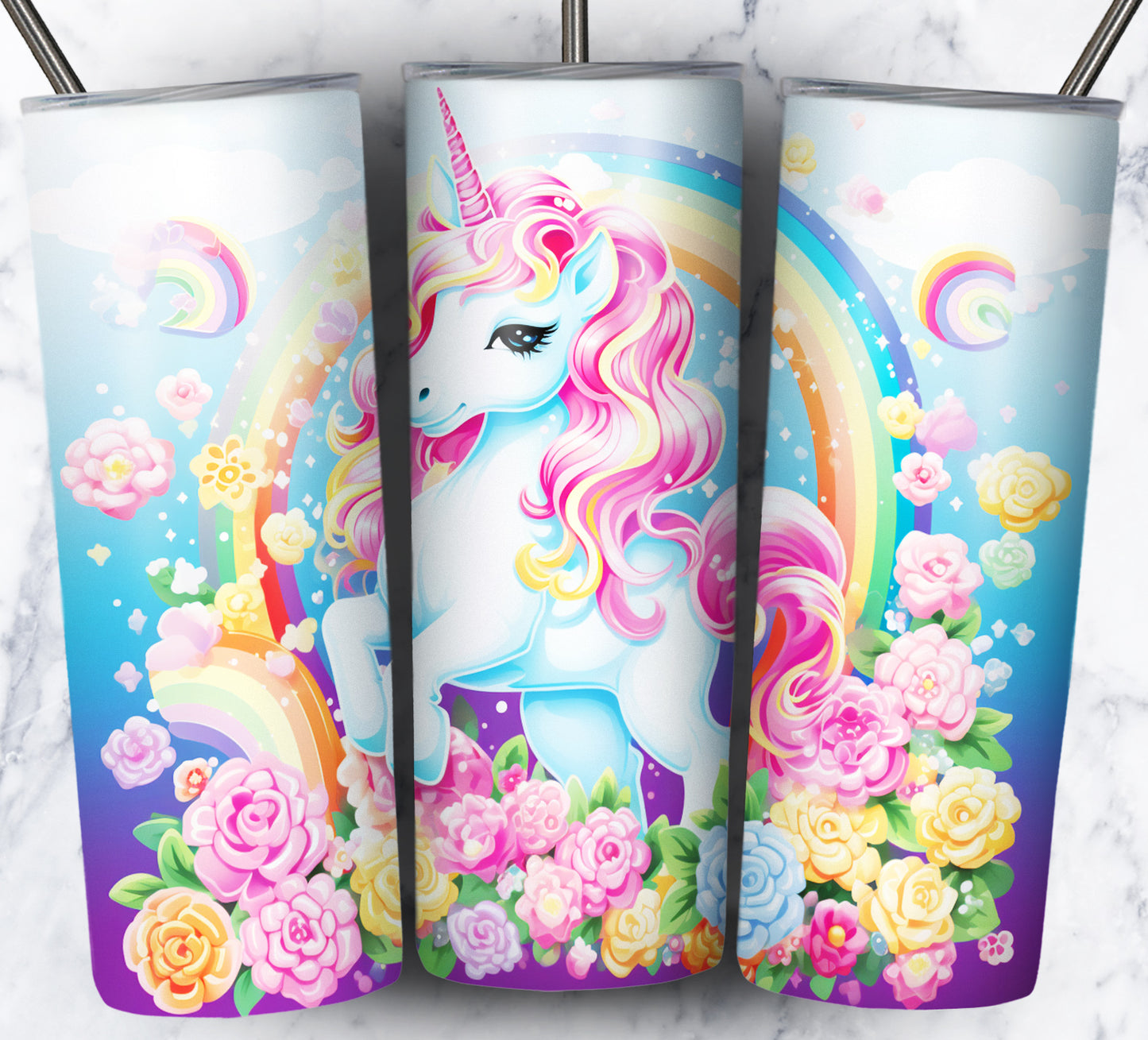 Unicorn Bundle Pack 20oz Sublimation Images