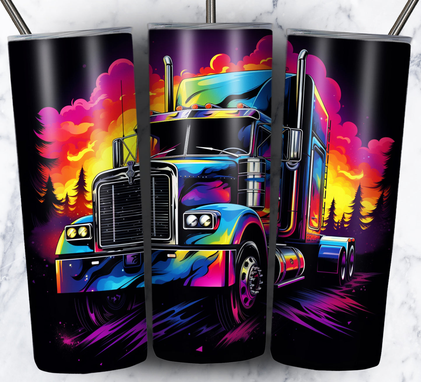 Various Cars Sublimation 20oz Tumbler Images Bundle