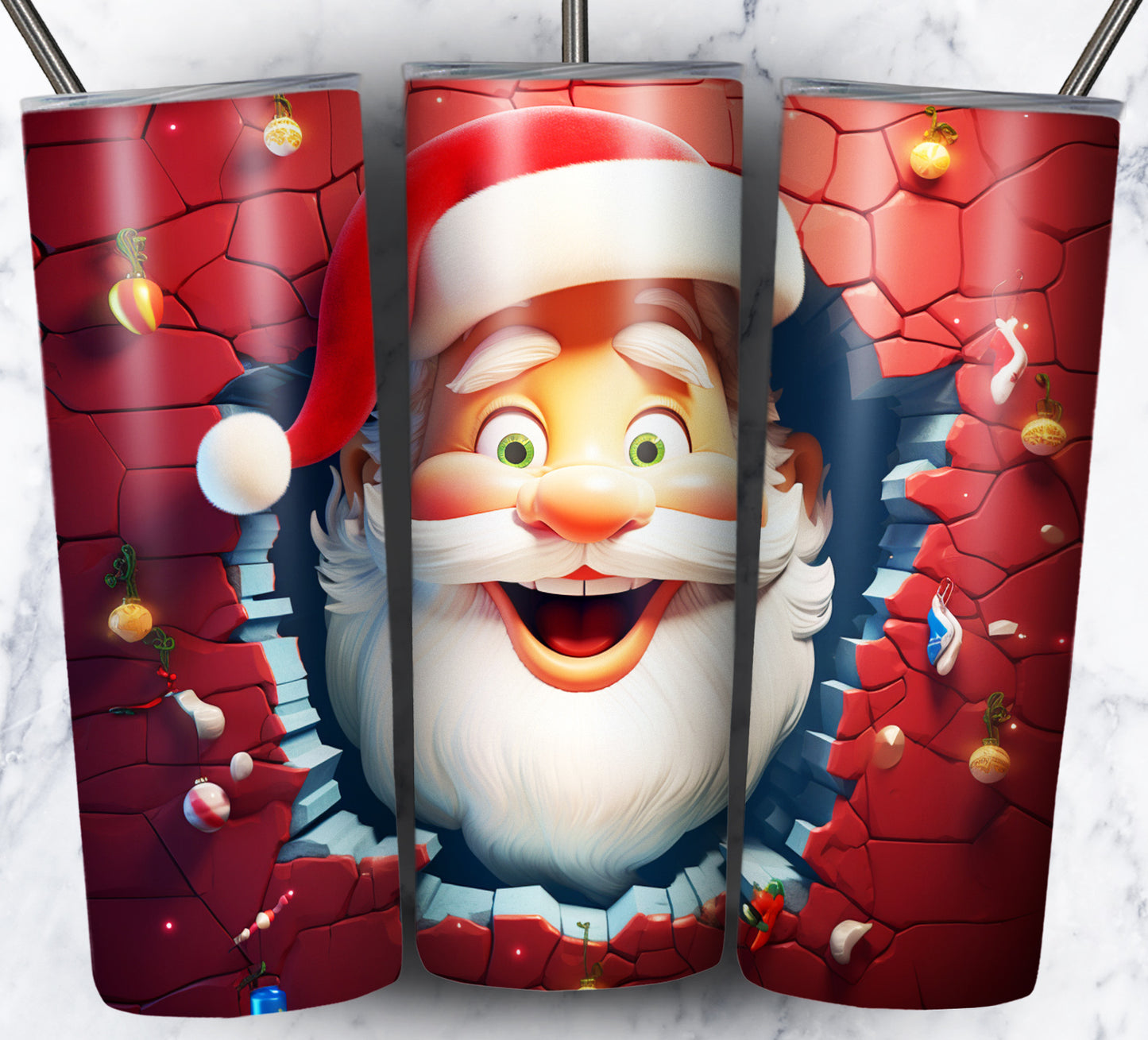 40+ 3D Christmas Sublimation 20oz Images Bundle