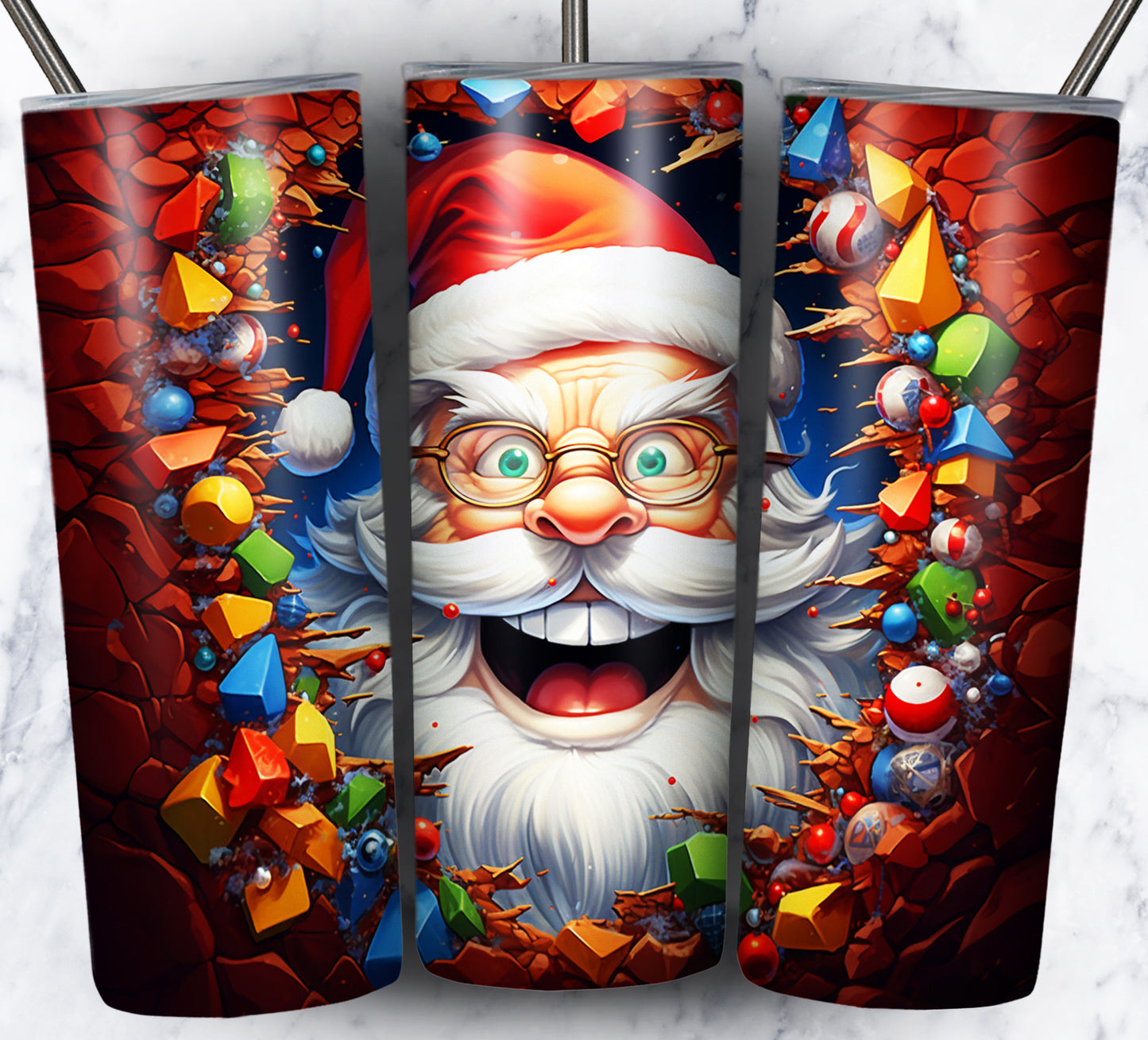 40+ 3D Christmas Sublimation 20oz Images Bundle