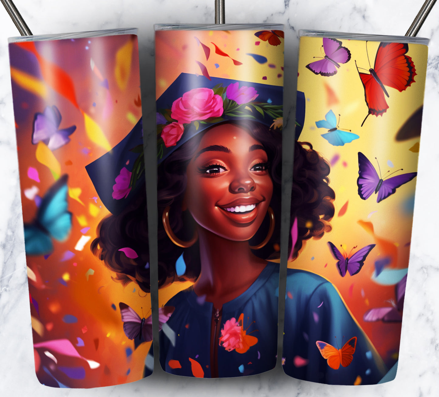 Graduation Sublimation 20oz Tumbler Images Bundle