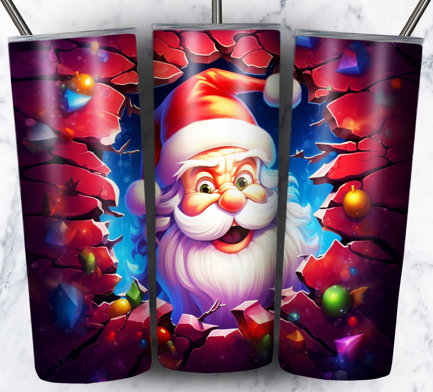 40+ 3D Christmas Sublimation 20oz Images Bundle