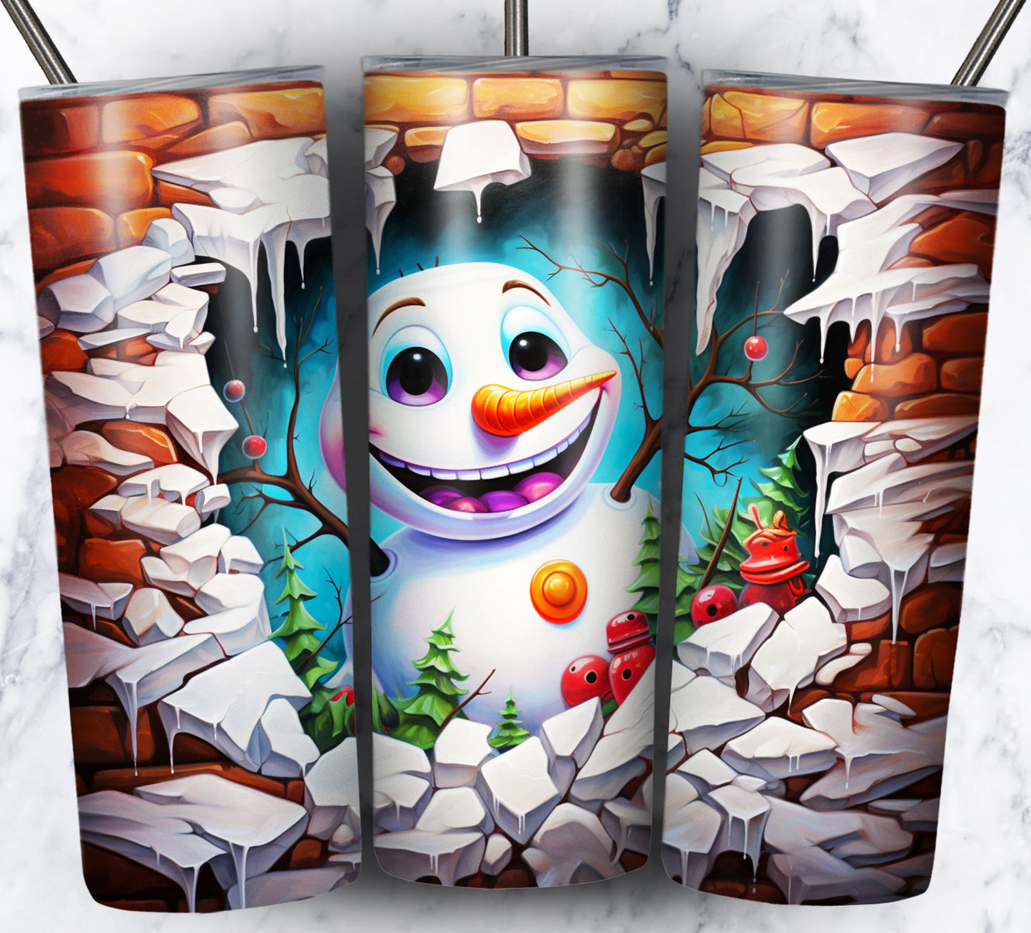 40+ 3D Christmas Sublimation 20oz Images Bundle