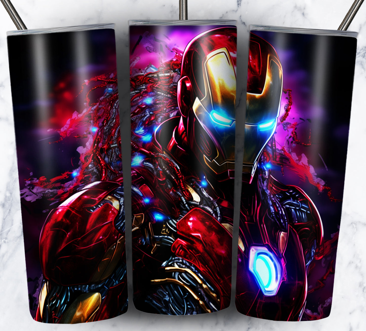 Superhero Sublimation 20oz Tumbler Images Bundle