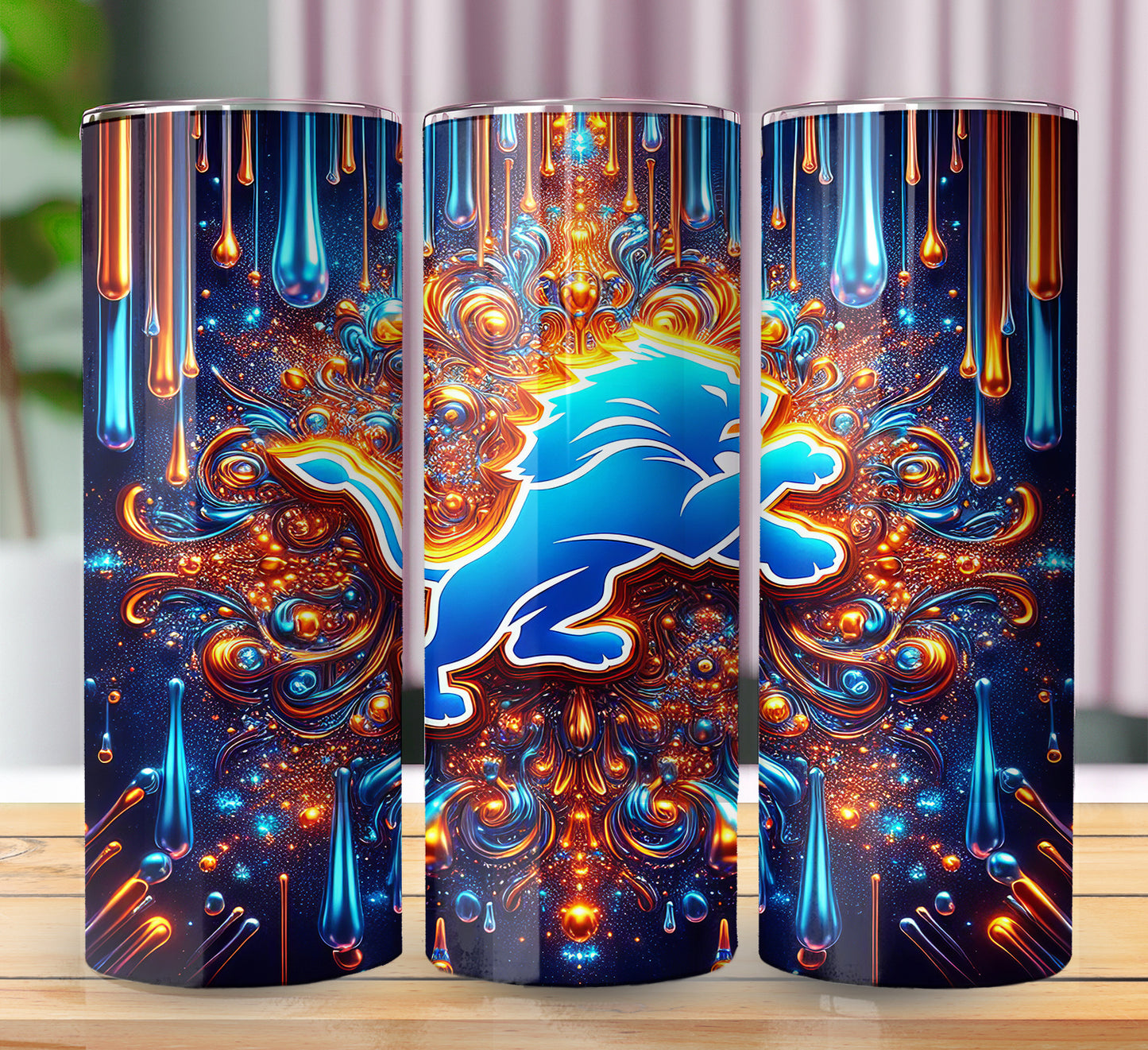 Football 20oz Sublimation Tumbler Image