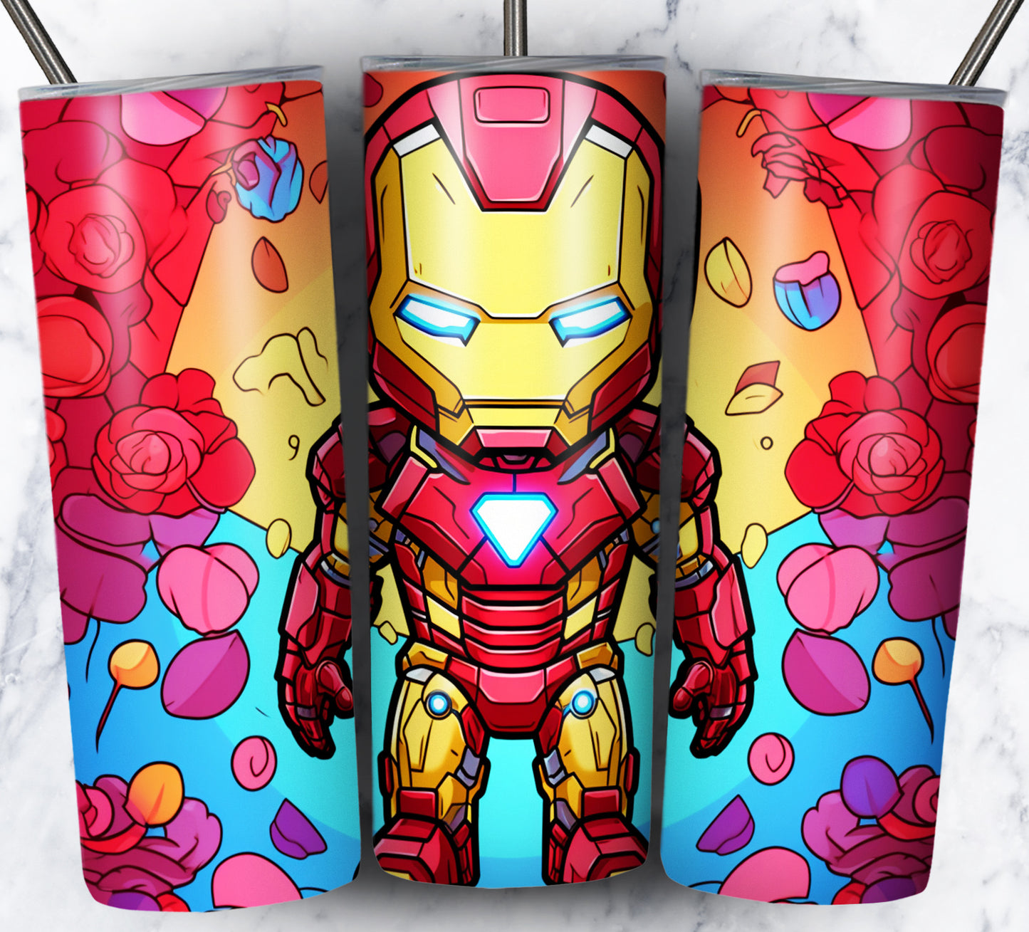 130+ Kid Cartoon Superhero Sublimation 20oz Tumbler Images Bundle