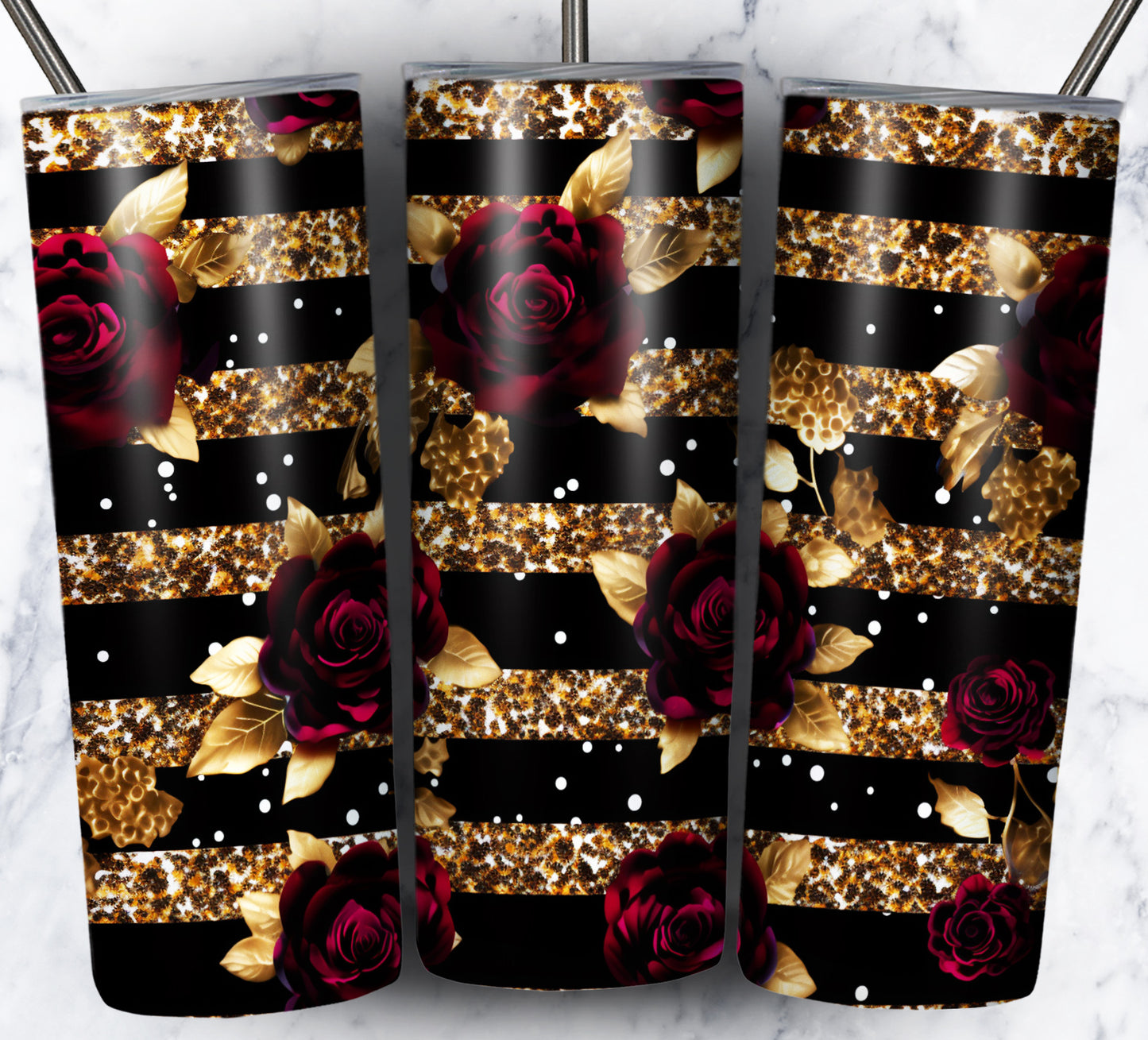 Leopard Glitter Sublimation 20oz Images Bundle