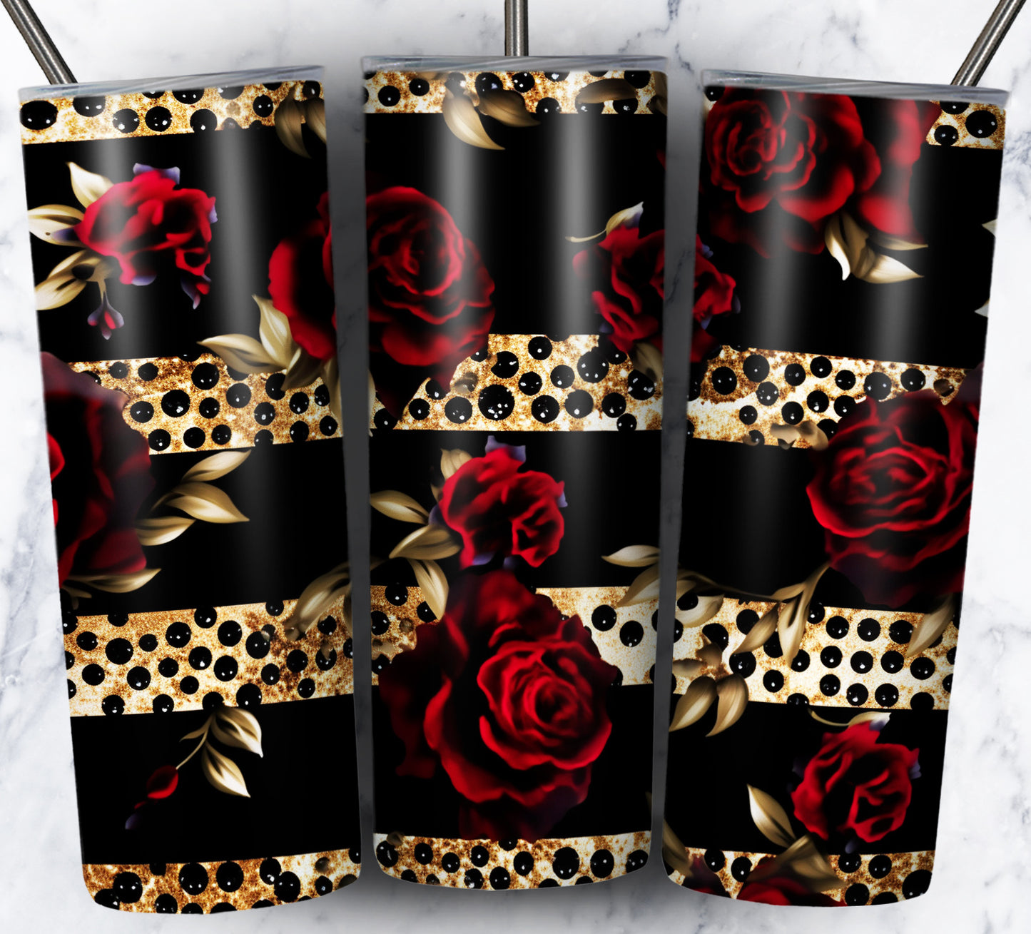 Leopard Glitter Sublimation 20oz Images Bundle