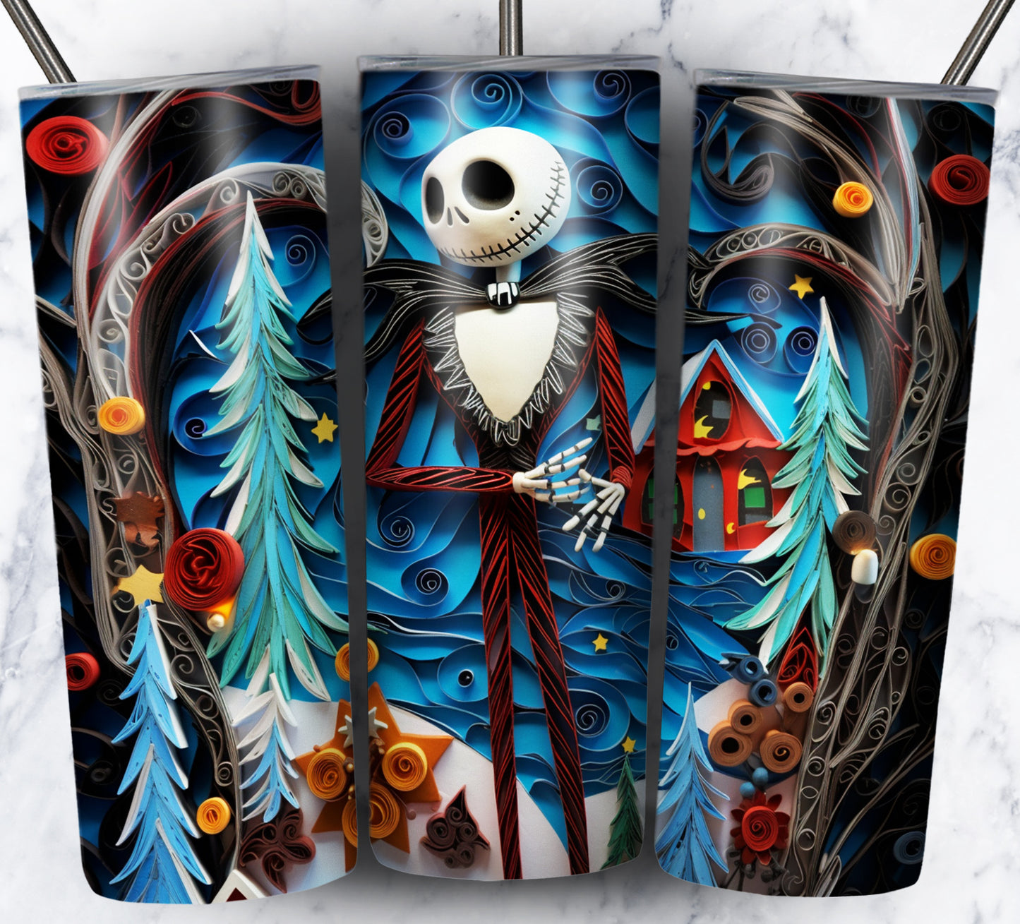 130+ Nightmare Christmas Sublimation 20oz Images Bundle