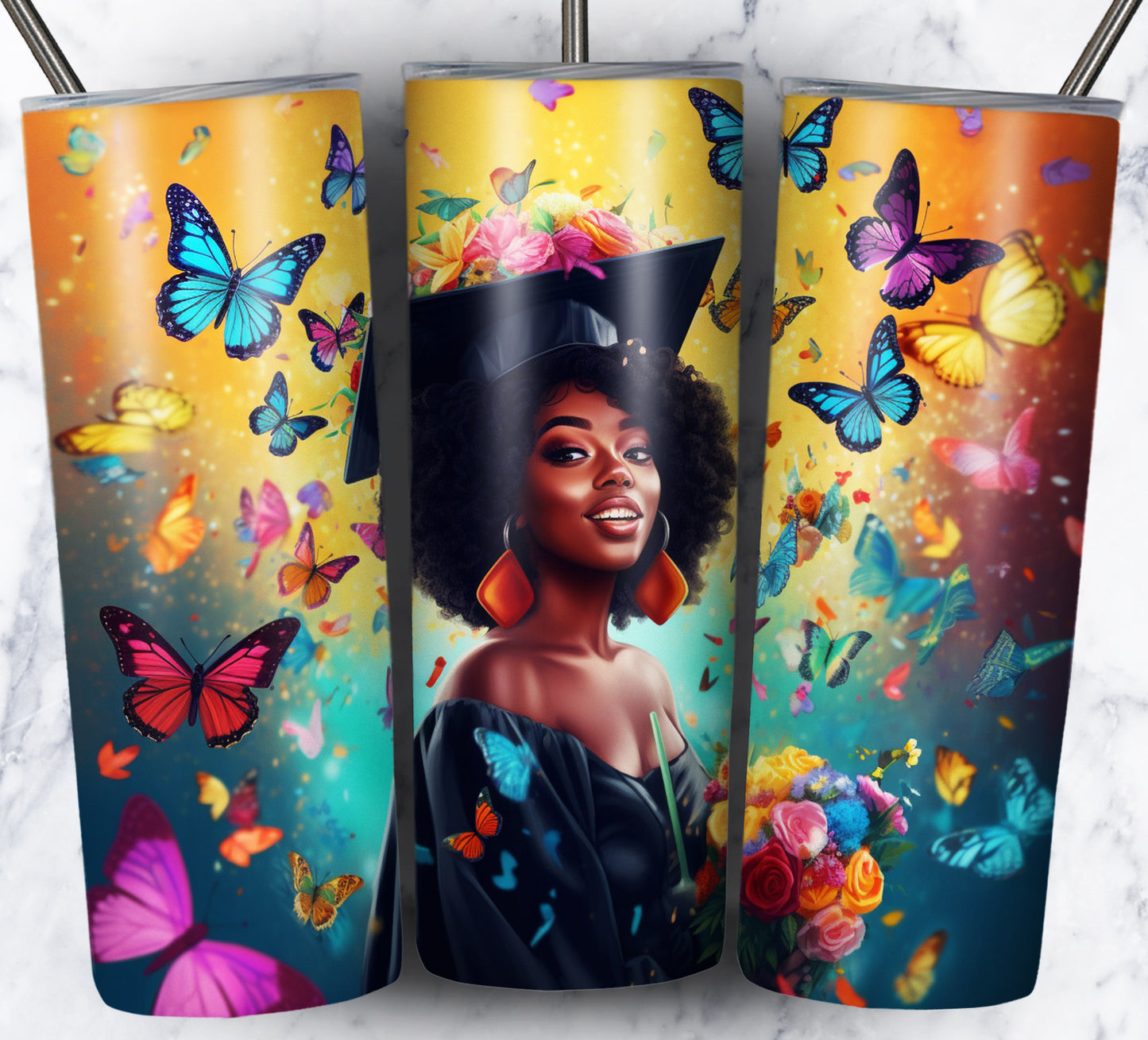 Graduation Sublimation 20oz Tumbler Images Bundle