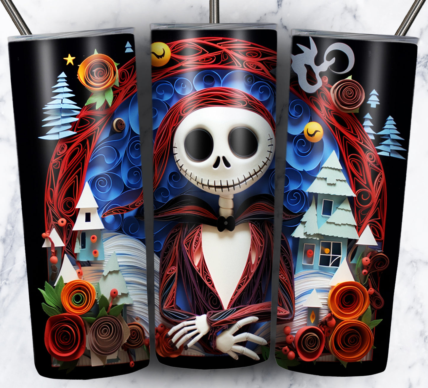 130+ Nightmare Christmas Sublimation 20oz Images Bundle