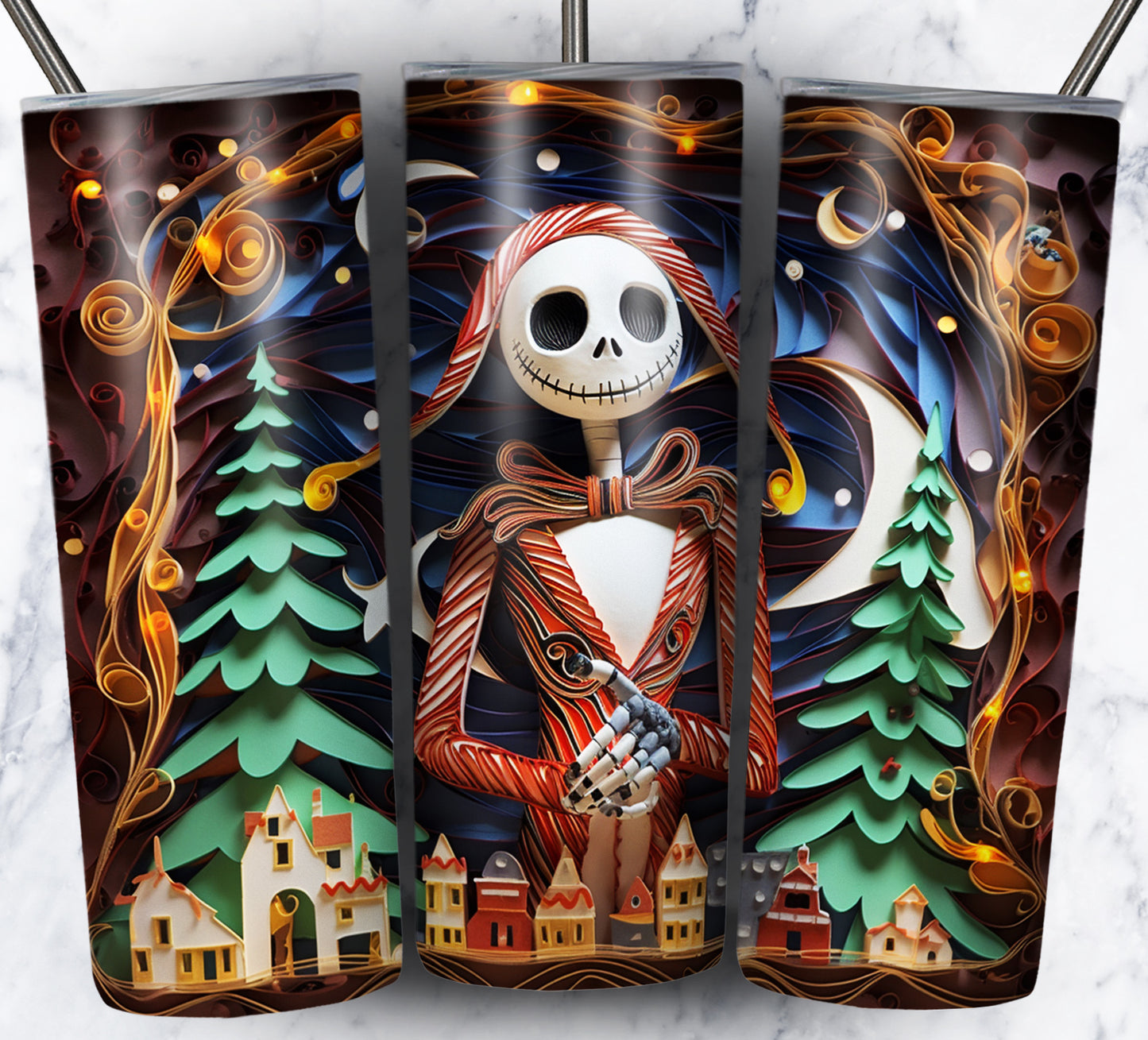 130+ Nightmare Christmas Sublimation 20oz Images Bundle