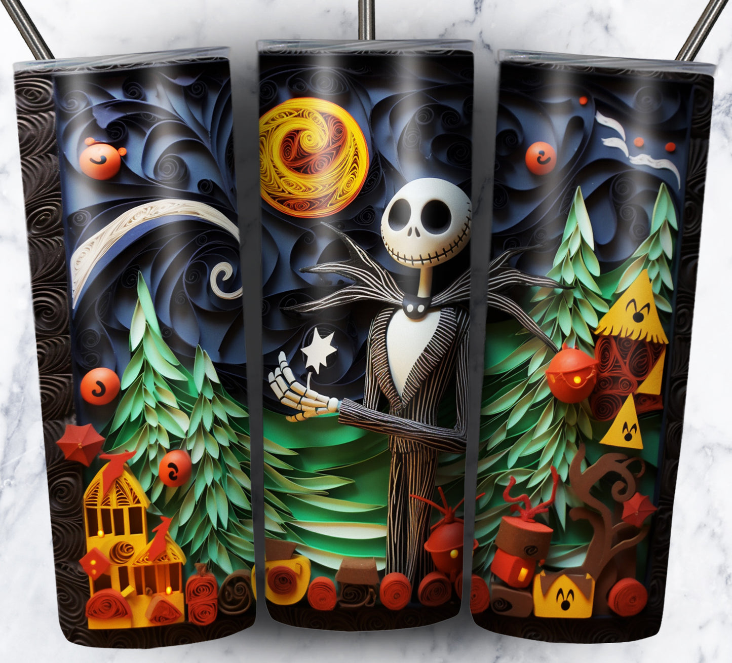 130+ Nightmare Christmas Sublimation 20oz Images Bundle