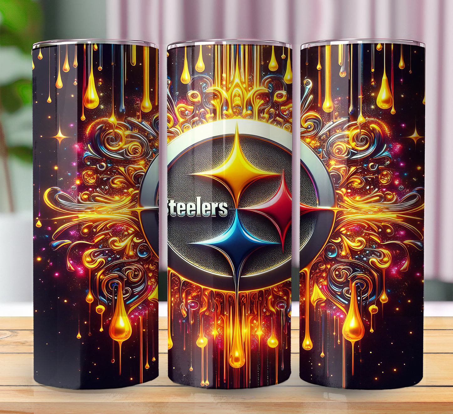 Football 20oz Sublimation Tumbler Image