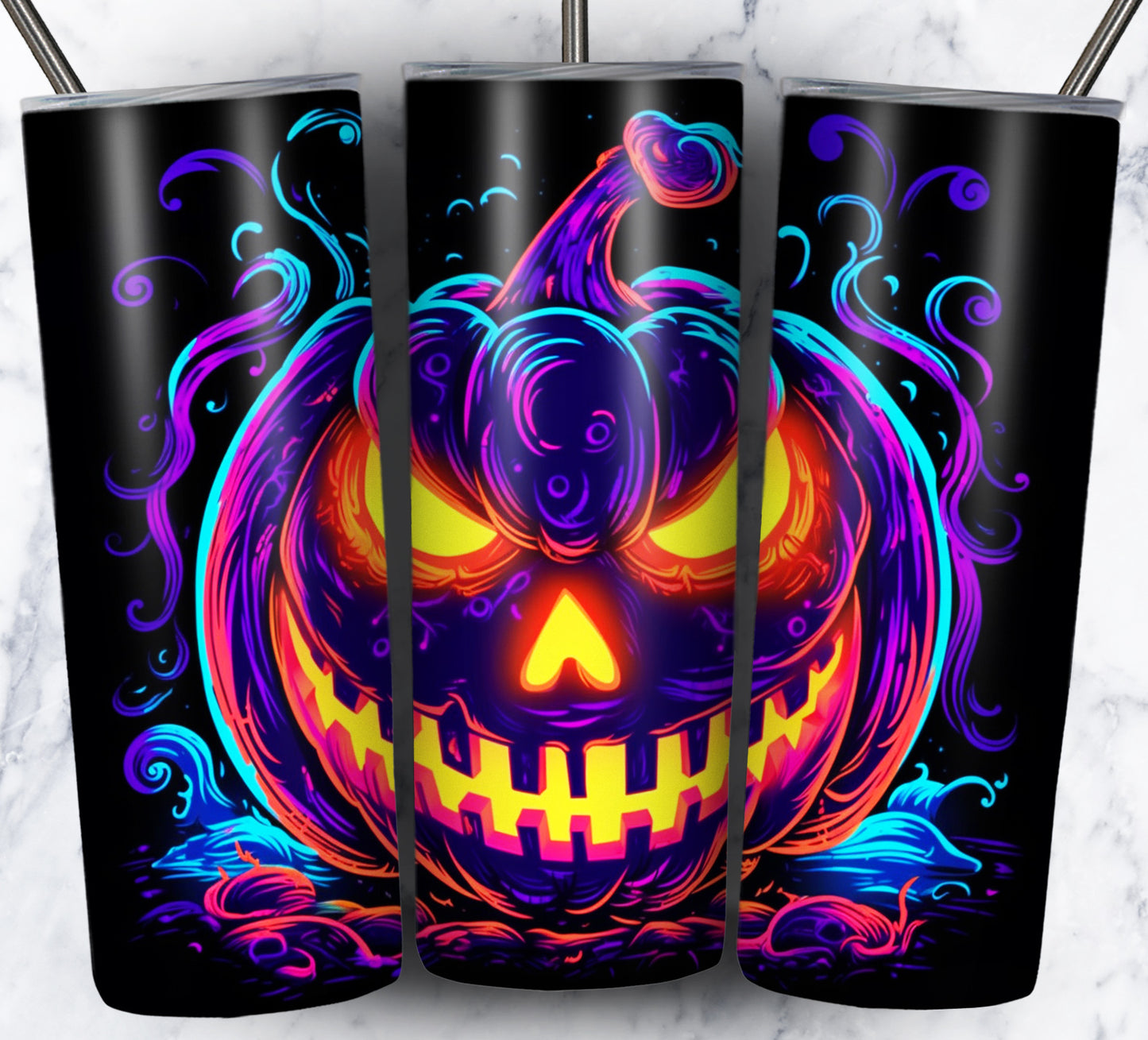 Neon Halloween Bundle Pack 20oz Sublimation Images