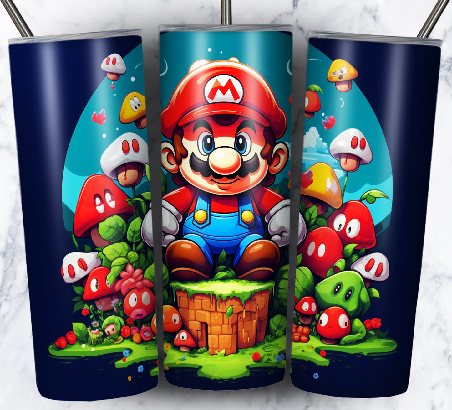 130+ Kid Cartoon Superhero Sublimation 20oz Tumbler Images Bundle