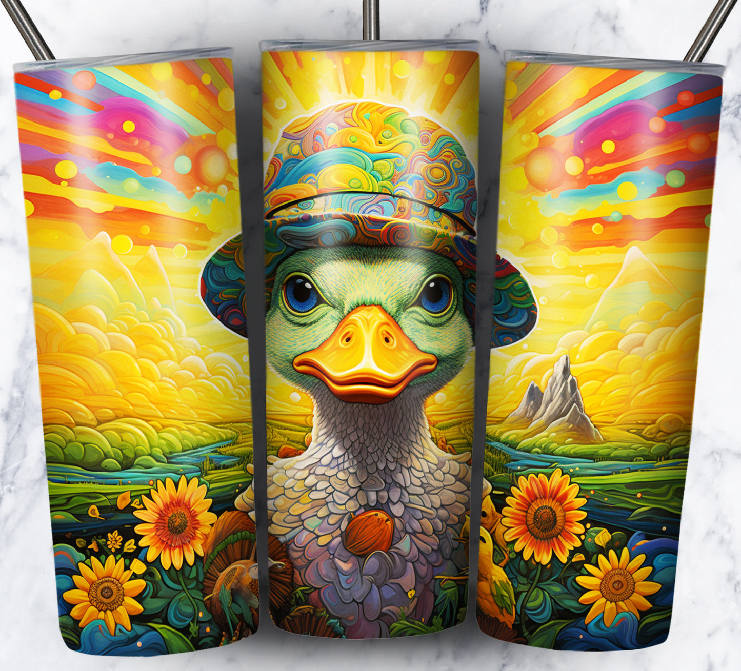 Psychedelic Animals Sublimation 20oz Tumbler Images Bundle