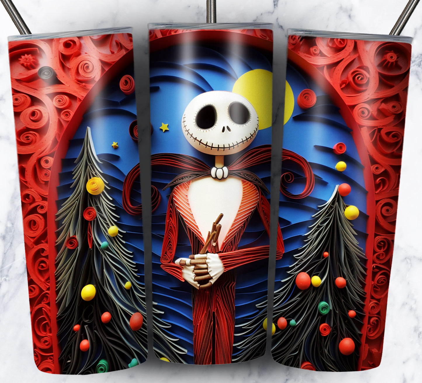 130+ Nightmare Christmas Sublimation 20oz Images Bundle