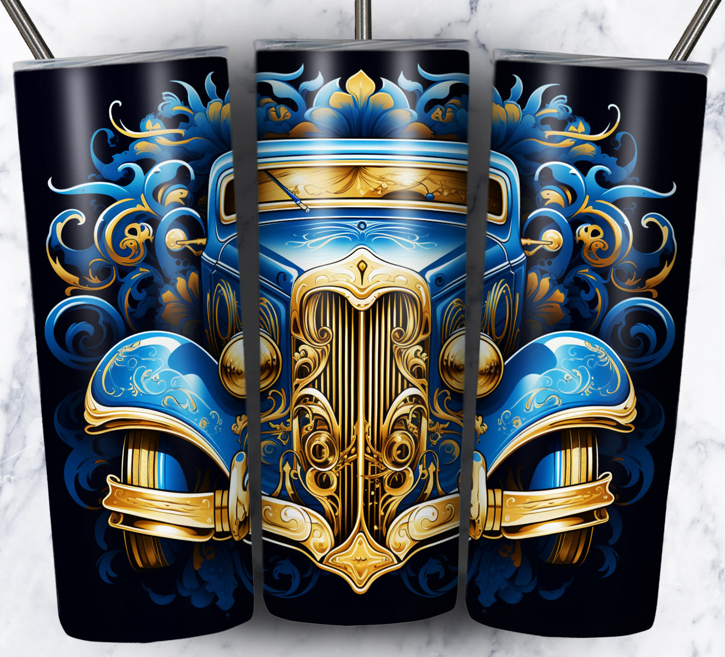 Various Cars Sublimation 20oz Tumbler Images Bundle