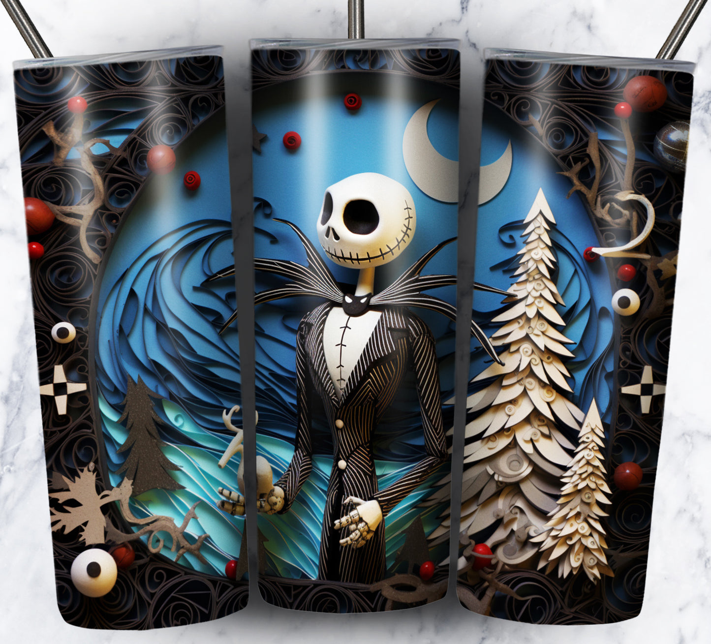 130+ Nightmare Christmas Sublimation 20oz Images Bundle