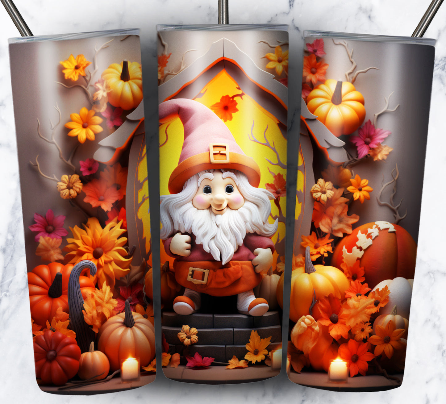 120+ Halloween Gnomes Sublimation 20oz Images Bundle