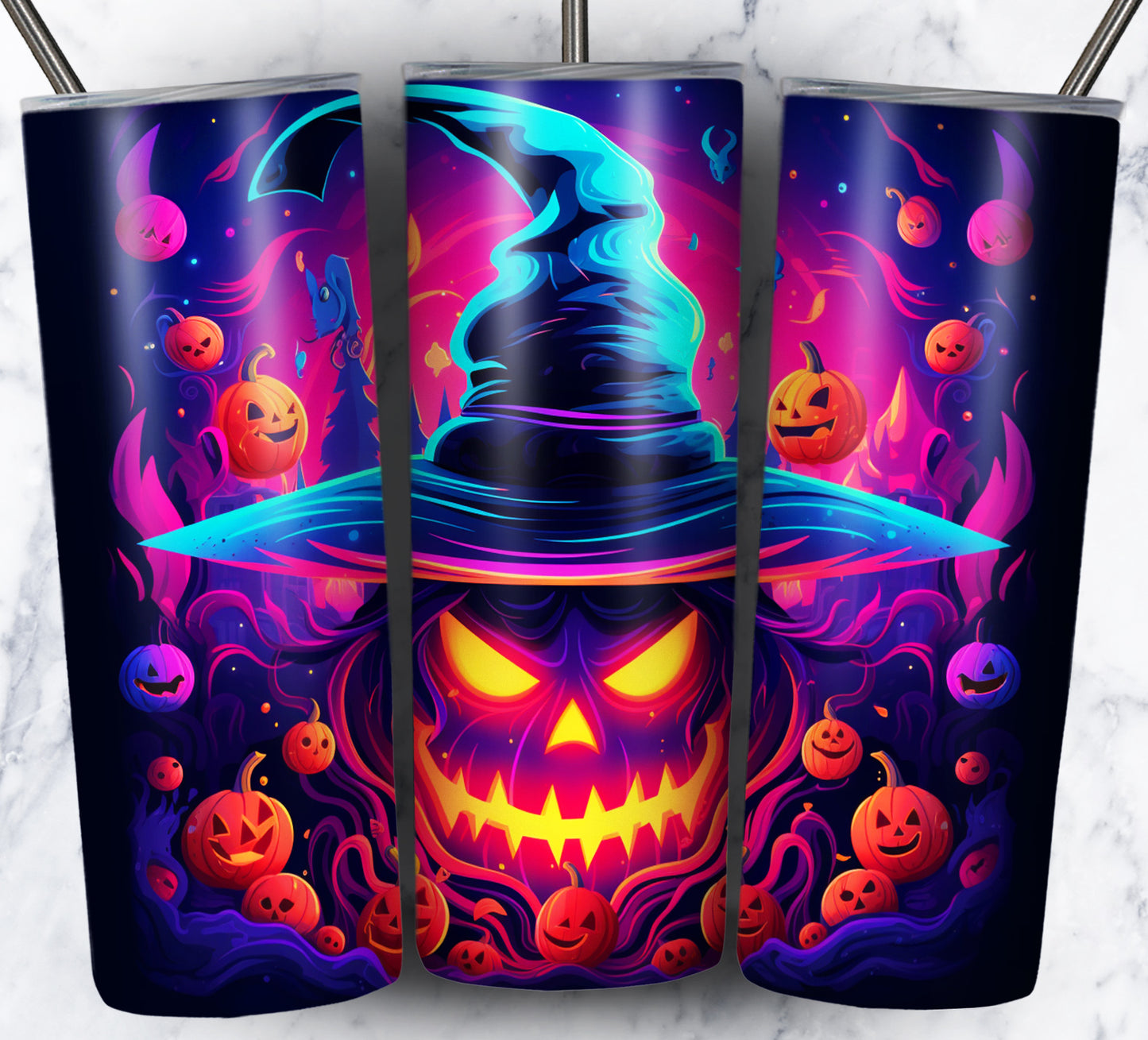 Neon Halloween Bundle Pack 20oz Sublimation Images