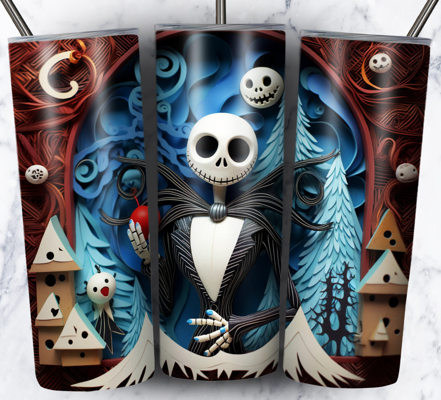 130+ Nightmare Christmas Sublimation 20oz Images Bundle