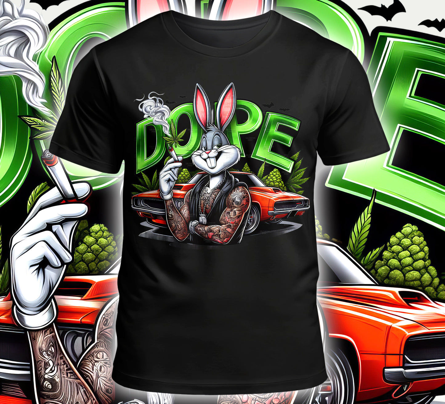 Cartoon Dope Sublimation/DTF T-shirt Images Bundle