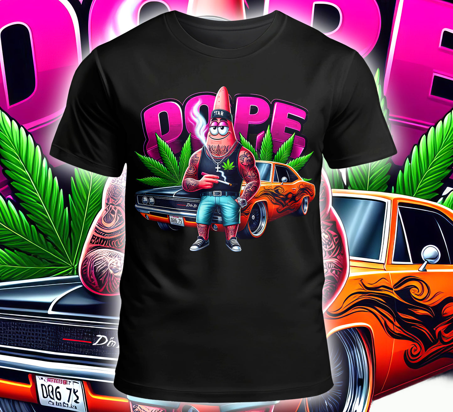 Cartoon Dope Sublimation/DTF T-shirt Images Bundle