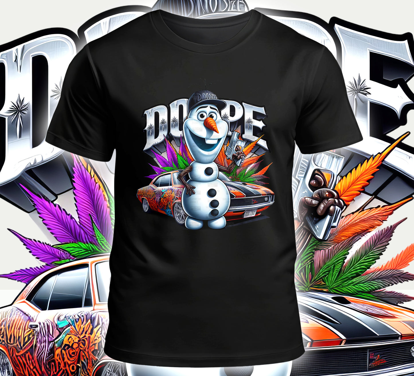 Cartoon Dope Sublimation/DTF T-shirt Images Bundle