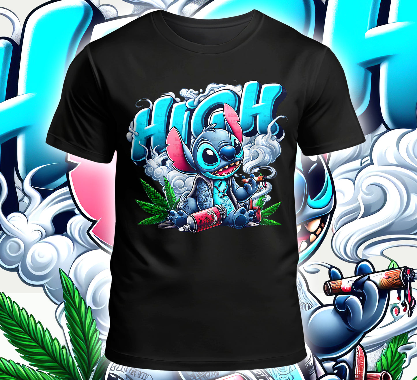 Cartoon Dope Sublimation/DTF T-shirt Images Bundle