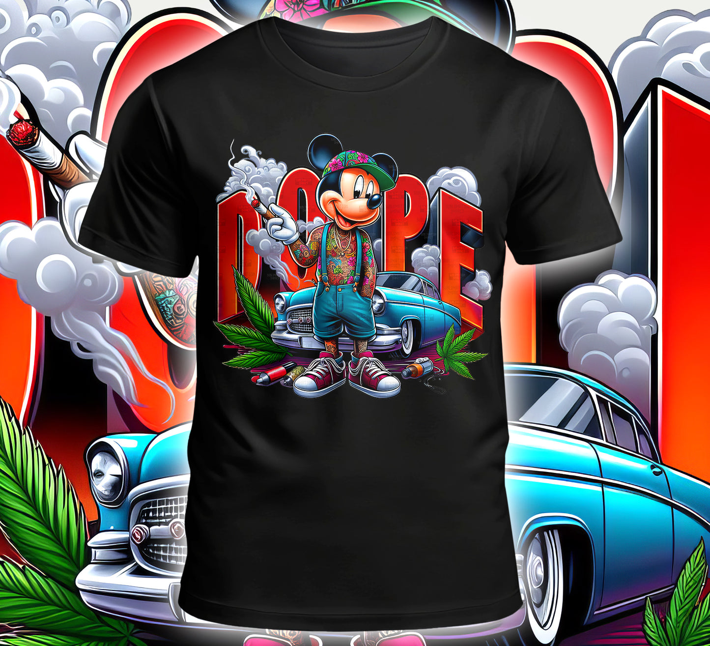 Cartoon Dope Sublimation/DTF T-shirt Images Bundle