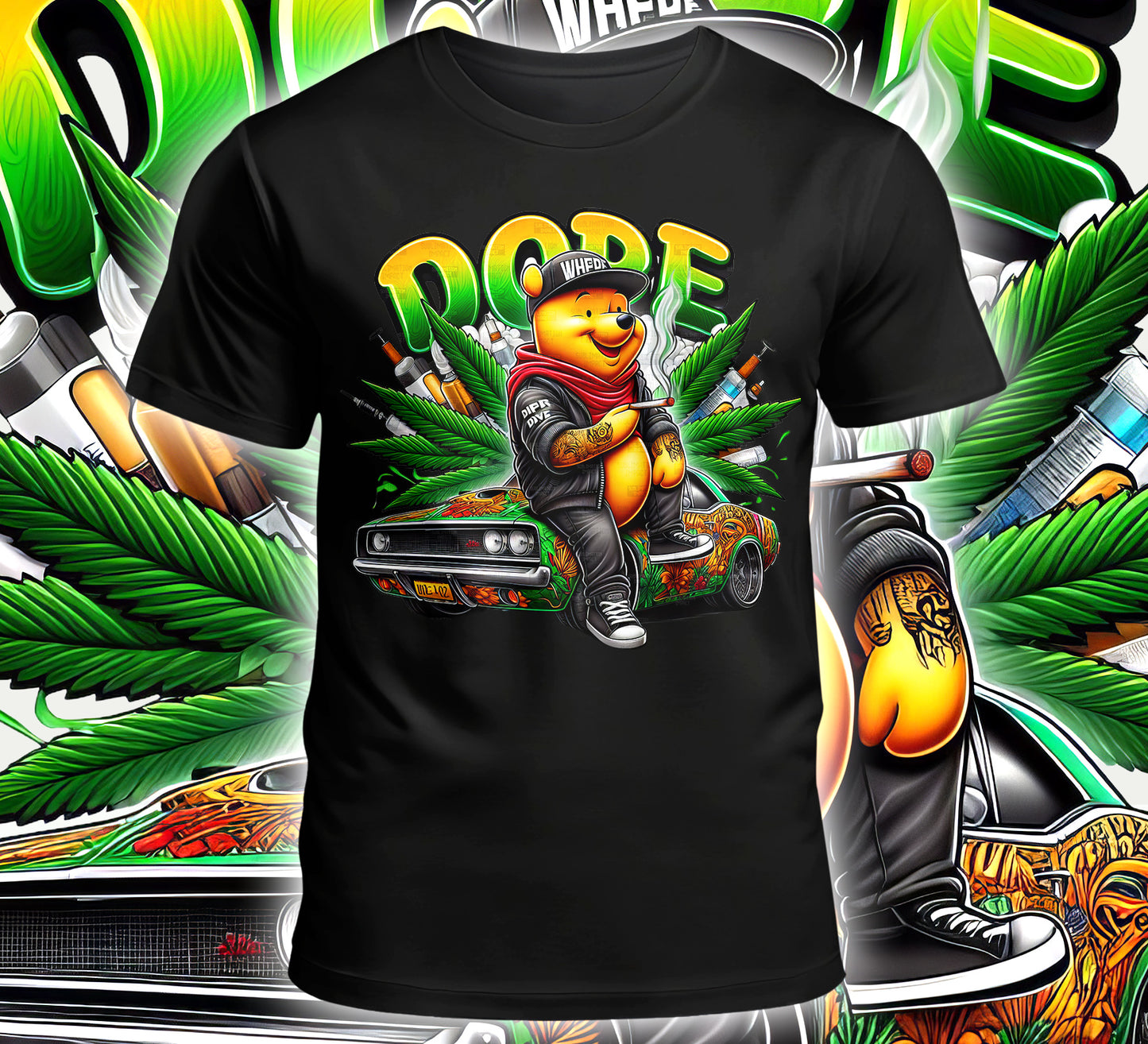 Cartoon Dope Sublimation/DTF T-shirt Images Bundle