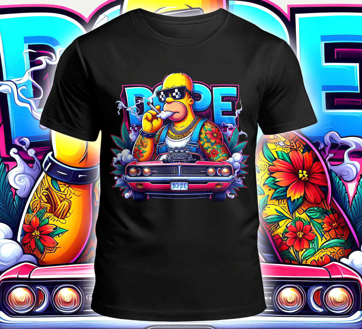 Cartoon Dope Sublimation/DTF T-shirt Images Bundle