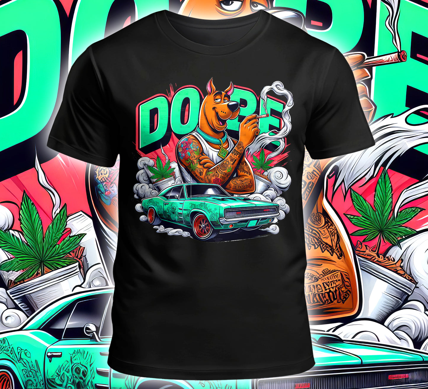 Cartoon Dope Sublimation/DTF T-shirt Images Bundle