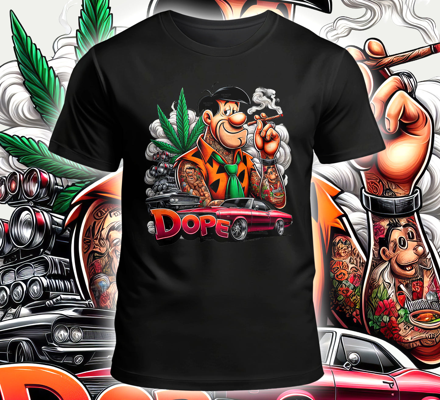 Cartoon Dope Sublimation/DTF T-shirt Images Bundle