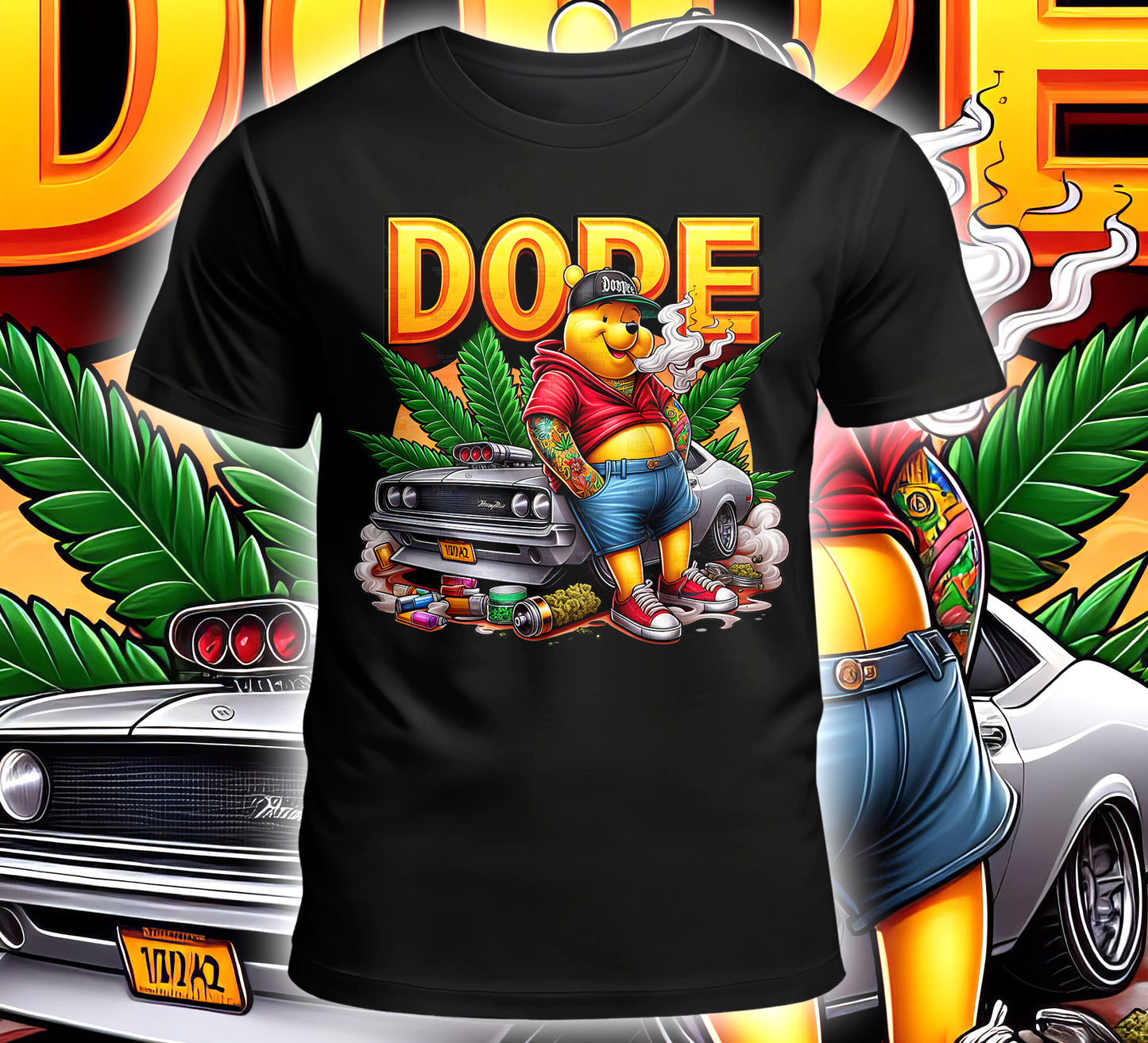 Cartoon Dope Sublimation/DTF T-shirt Images Bundle