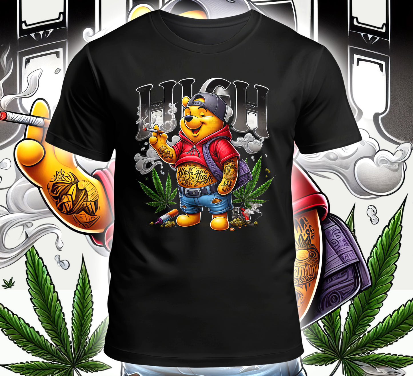 Cartoon Dope Sublimation/DTF T-shirt Images Bundle