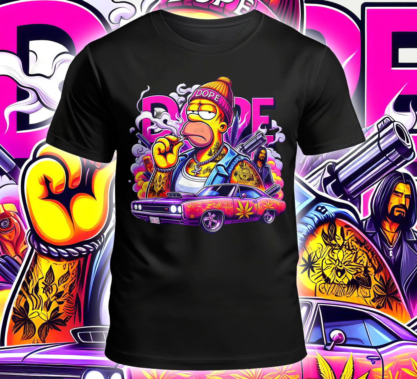 Cartoon Dope Sublimation/DTF T-shirt Images Bundle