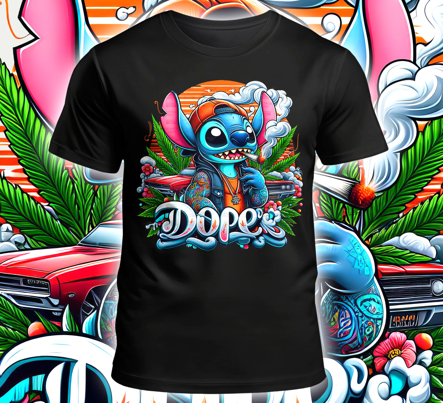 Cartoon Dope Sublimation/DTF T-shirt Images Bundle