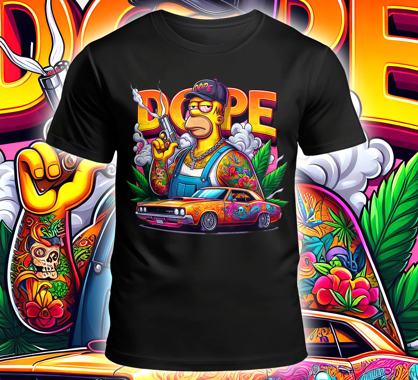 Cartoon Dope Sublimation/DTF T-shirt Images Bundle