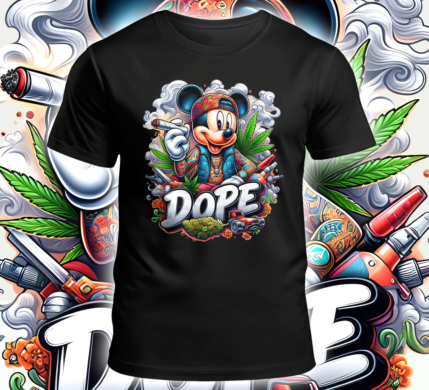 Cartoon Dope Sublimation/DTF T-shirt Images Bundle