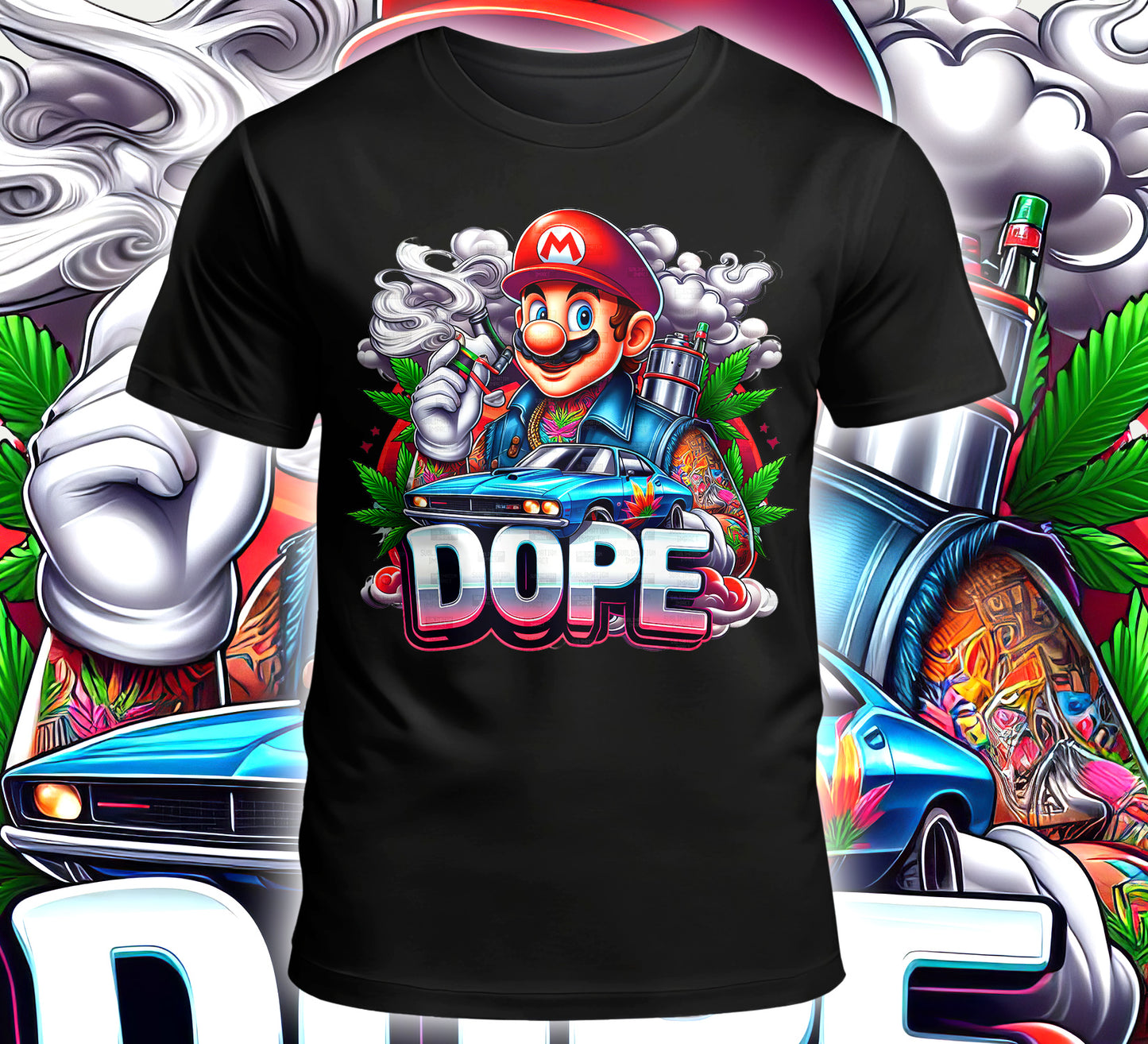 Cartoon Dope Sublimation/DTF T-shirt Images Bundle