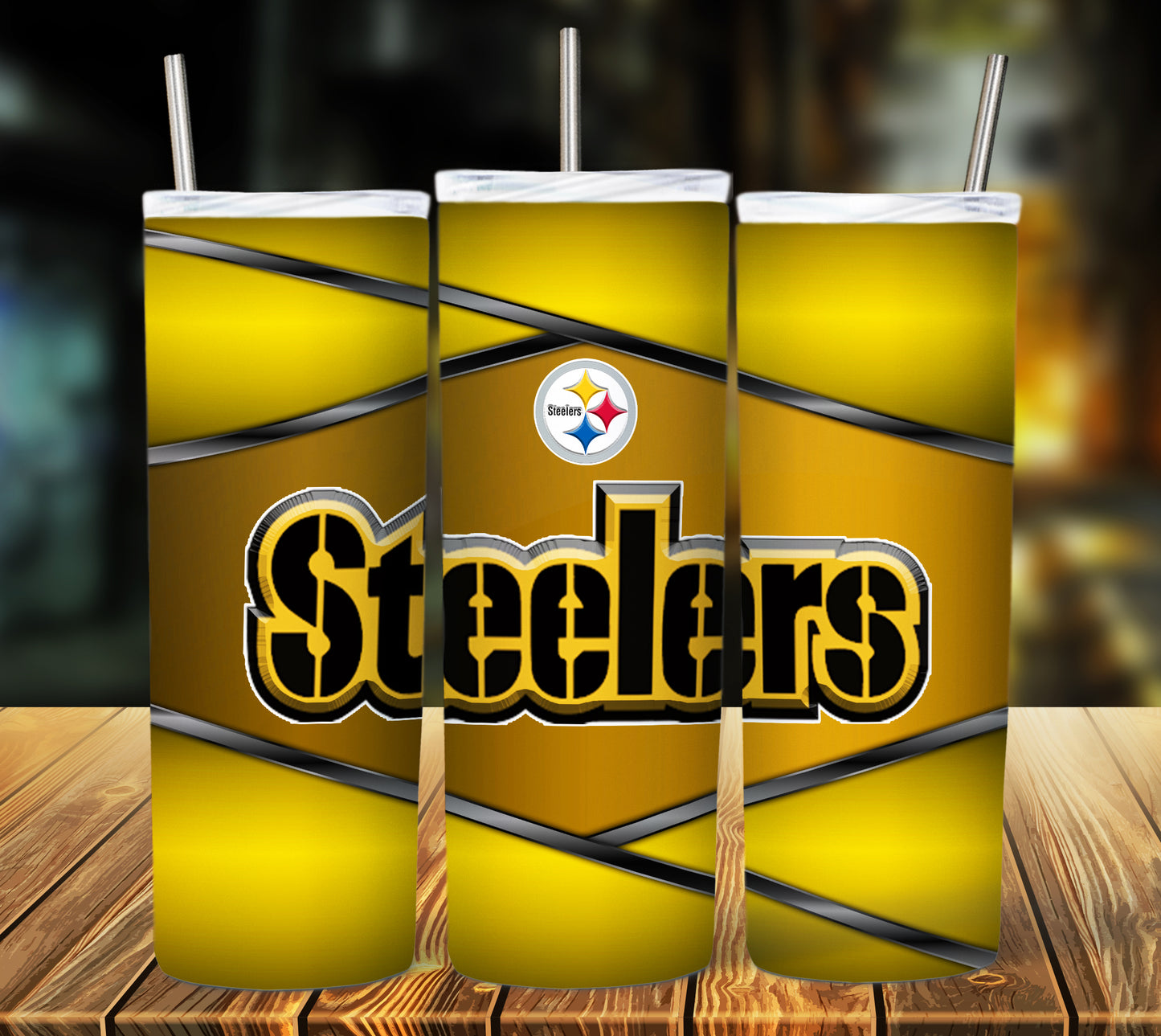 Football 20oz Sublimation Tumbler Image