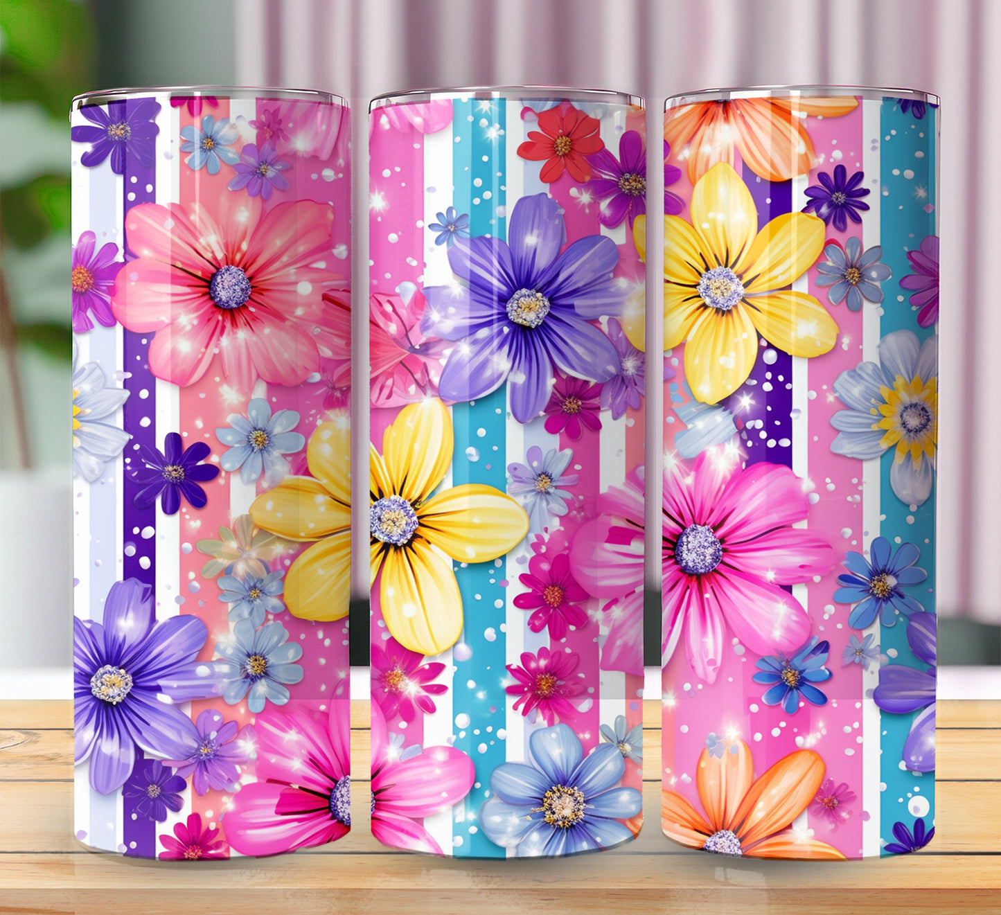 Floral Sublimation 20oz Images Bundle